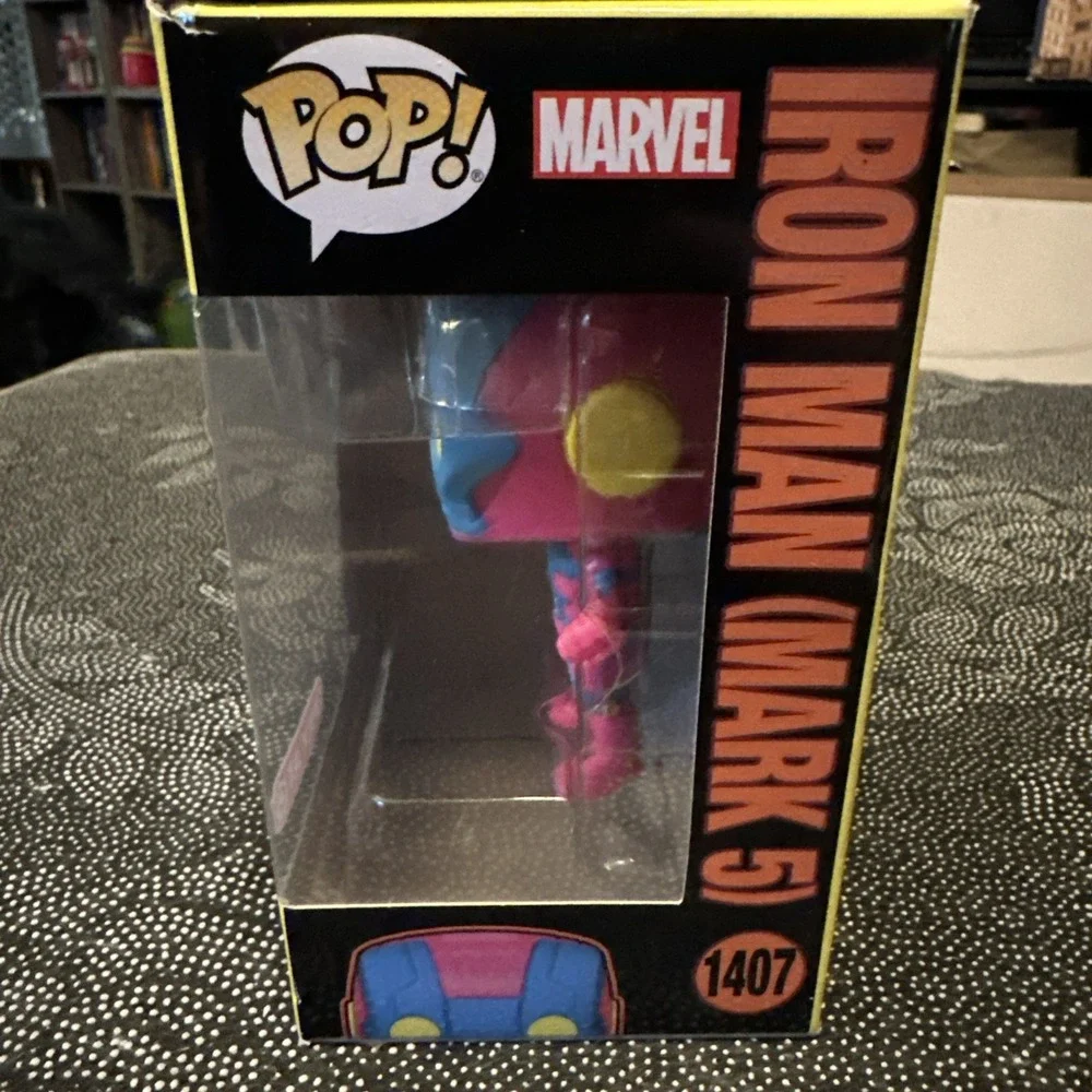 Funko Pop! Iron Man (Mark 5) #1407 Black Light Marvel Infinity Saga - Target NEW